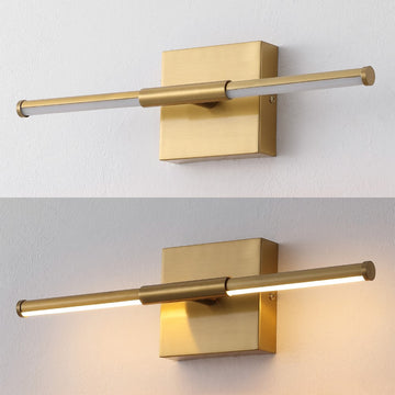 Makena Modern Minimalist Dimmable Integrated LED Metal Wall Sconce
